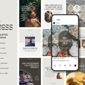 Canva Wellness Templates for Instagram
